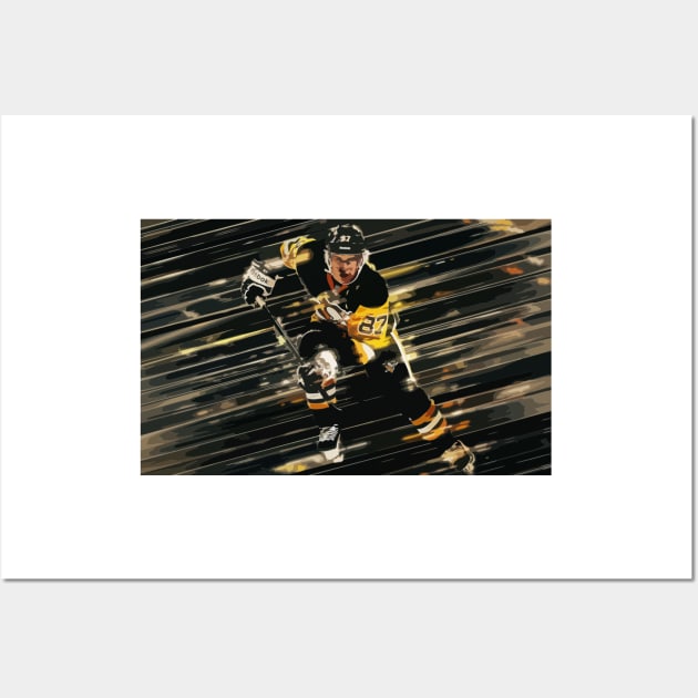 Sidney Crosby Painting Wall Art by gktb